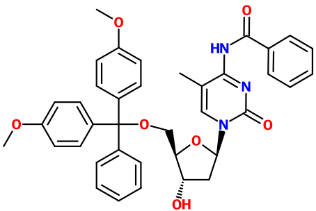 (image for) MC080659 5'-O-(4,4'-Dimethoxytrityl)-N4-benzoyl-5-methyl-2'-deoxycytidine